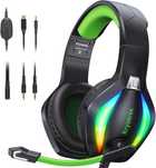 Krysenix PG1 RGB słuchawki do gier do PS4/PS5/PC/Xbox/Nintendo