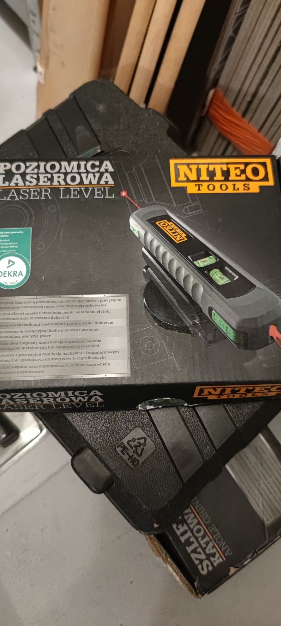 Poziomica laserowa Nowa pistolet do klejenia nowy poziomica laserowa