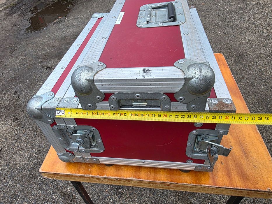 RACK 4U 1x szyna (34cm do klapy) double door case FAKTURA