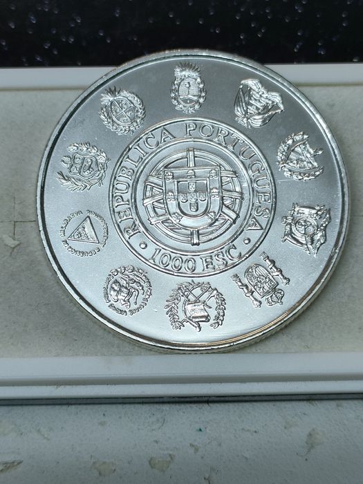 Moeda 1000$00 Lobo 1994 Prata