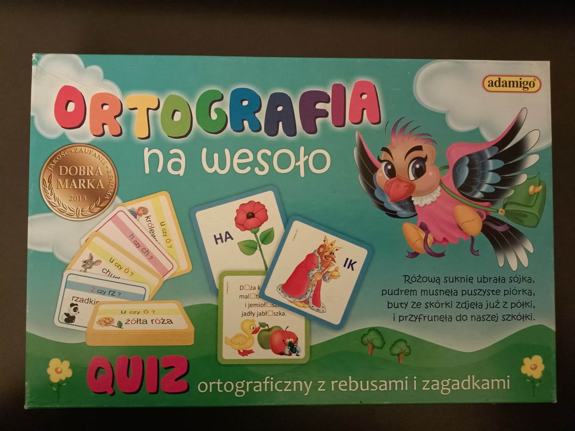 Gra quiz ortografia na wesoło