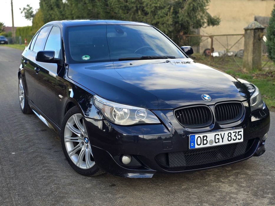 BMW 525i . E60 . M-Pakiet Monacoblau ! 218km. Webasto Komforty , NAVI