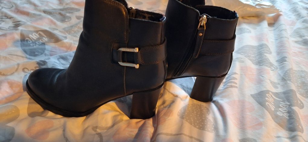 Botki skórzane Tommy Hilfiger