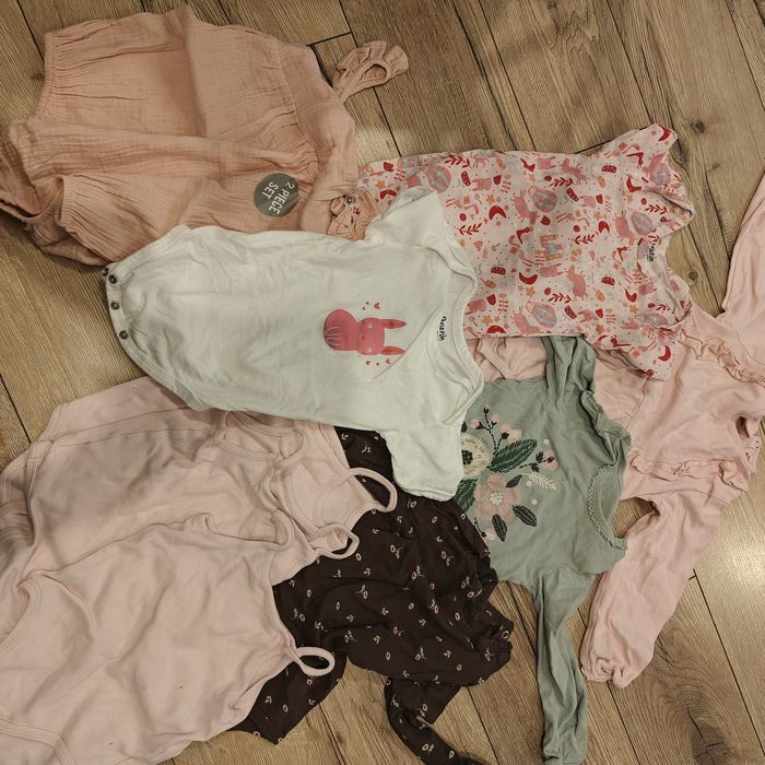 Paczka ubrań body dla dziewczynki 92/98