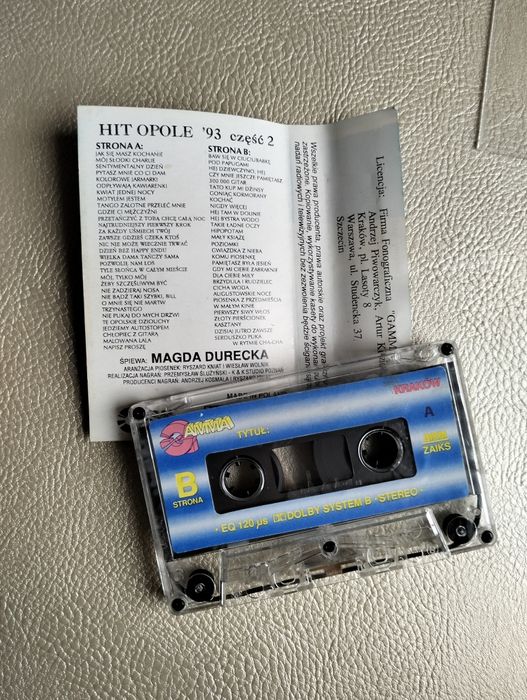 Kaseta magnetofonowa Hit Opole'93