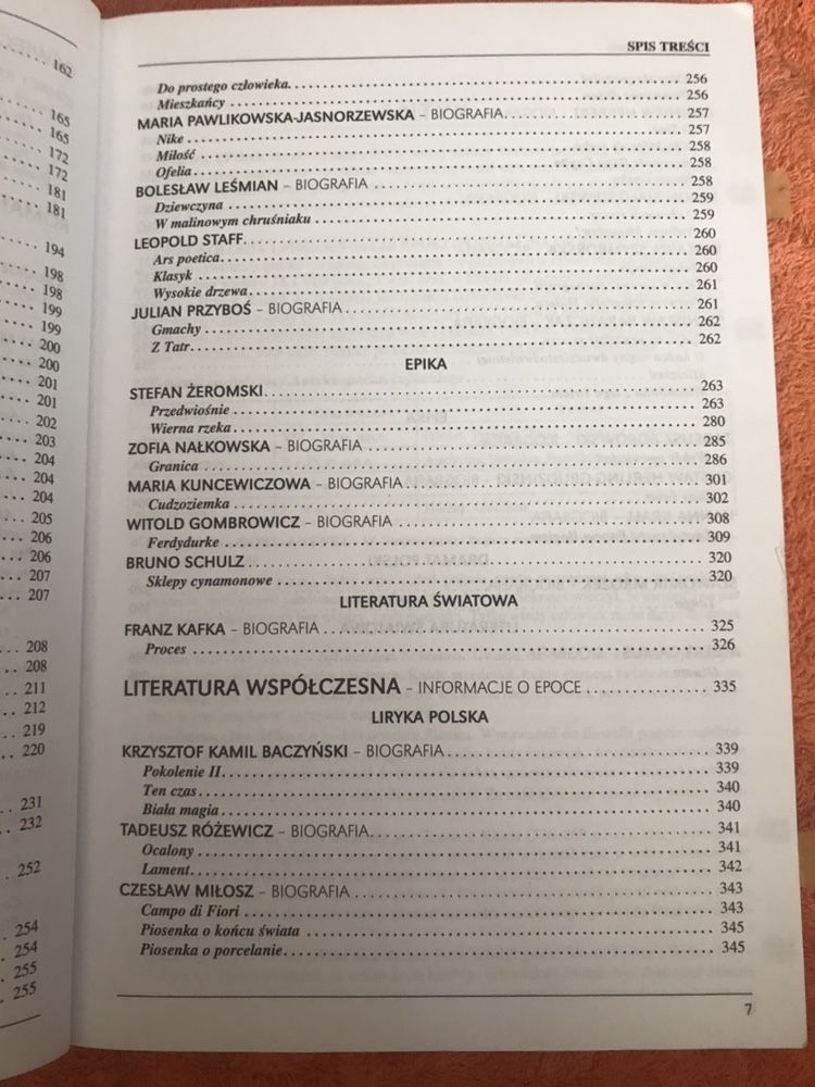 Ściąga greg lektury polski