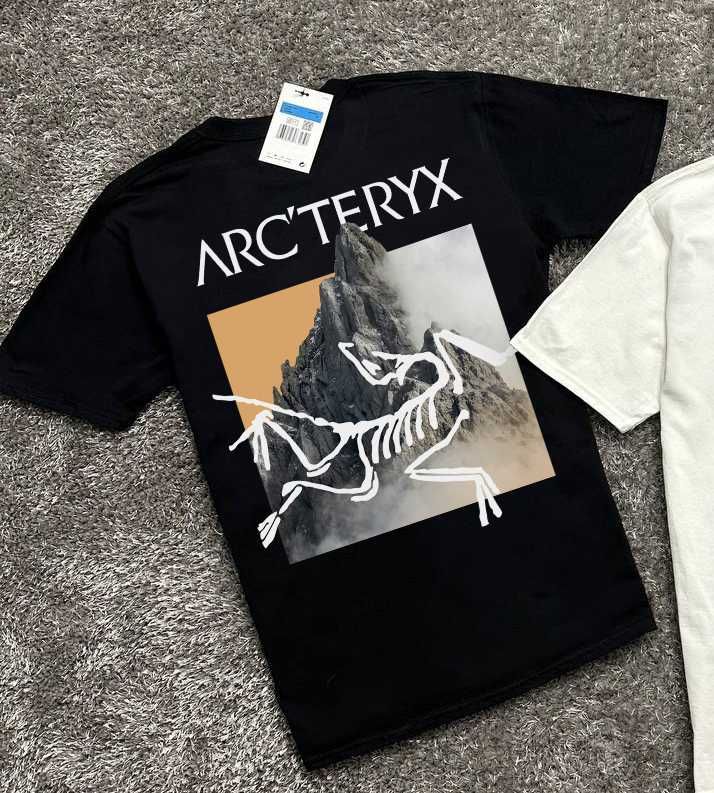 БЕЗ ПЕРЕДПЛАТ - Arcteryx Футболка - SunSet- Черная/Белая - Артерик