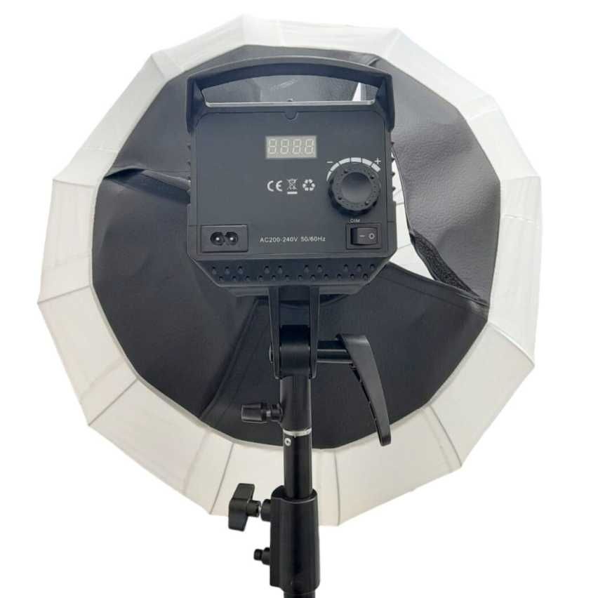 Soft Box Luz de 120W para Fotos e Vídeos com Globo Articulado e Tripé