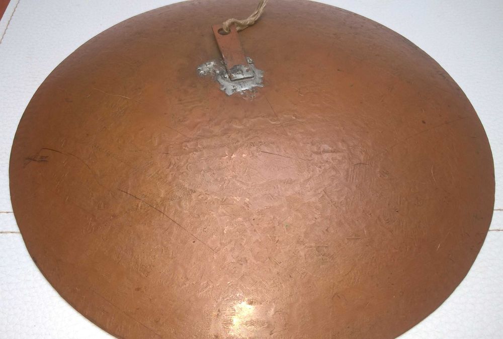 Talerz okazjonalny miedziany, średnica 21,5 cm