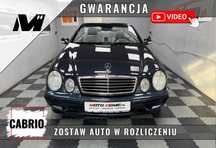 Mercedes-Benz CLK 3.0 Benzyna Cabrio, skóra, automat, piękny GWARANCJA