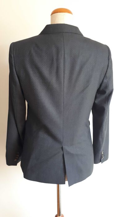 Massimo Dutti - oryginalny damski garnitur wełniany roz.40