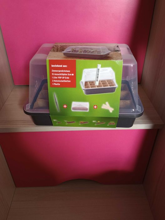 Nowa mini szklarnia