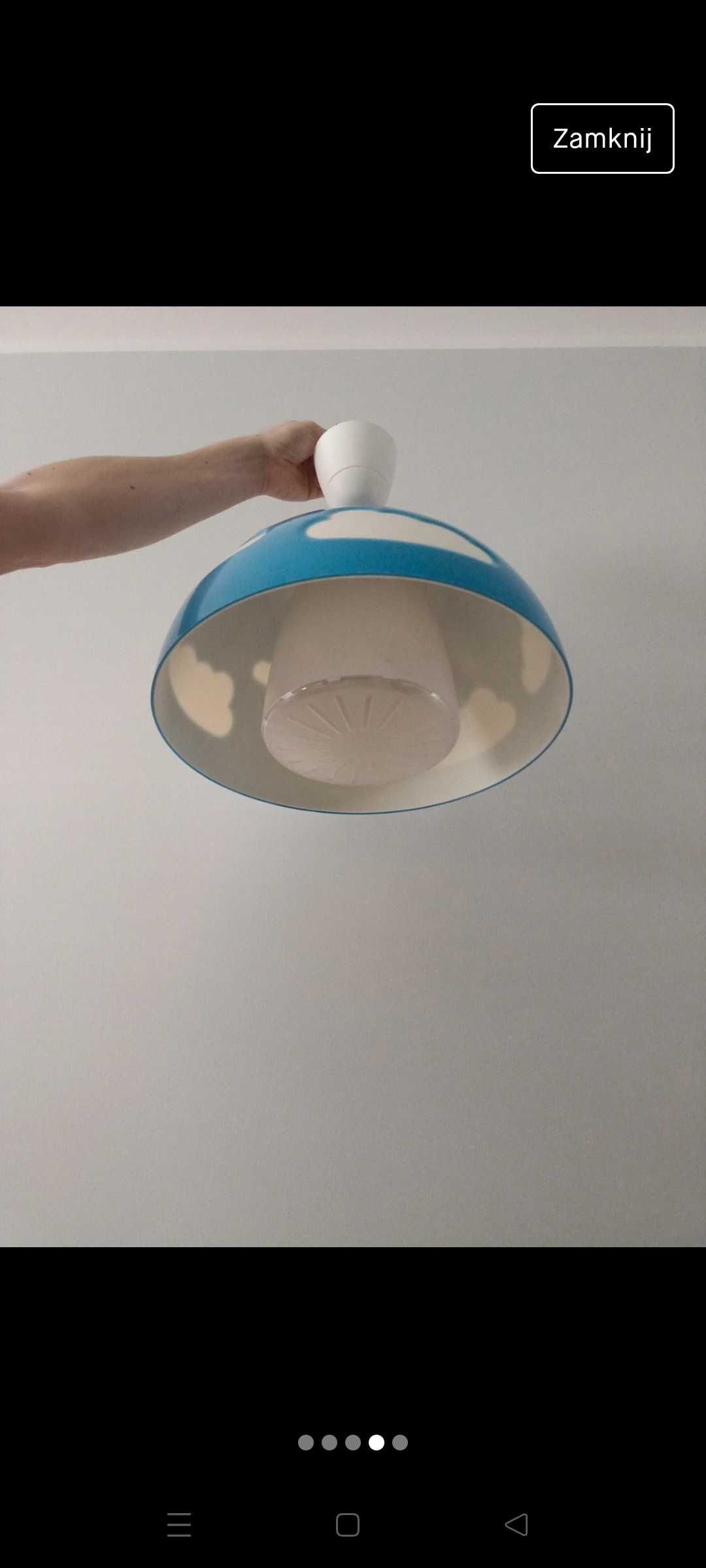 IKEA komplet lampka nocna i lampa