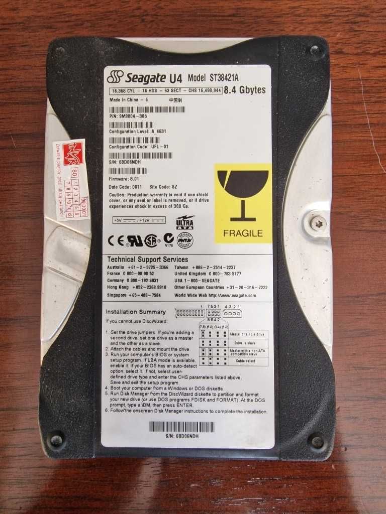 Dysk twardy HDD Seagate ST38421A 8.4 GB