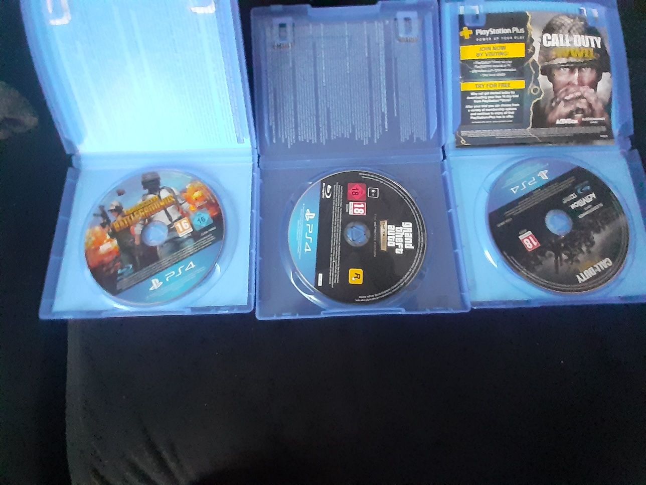 Sprzedam 4 gry na ps 4
