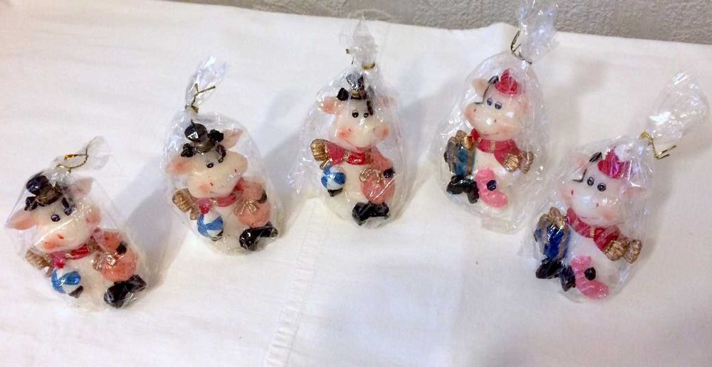 Детские декоративные свечи - Кролики, символ года