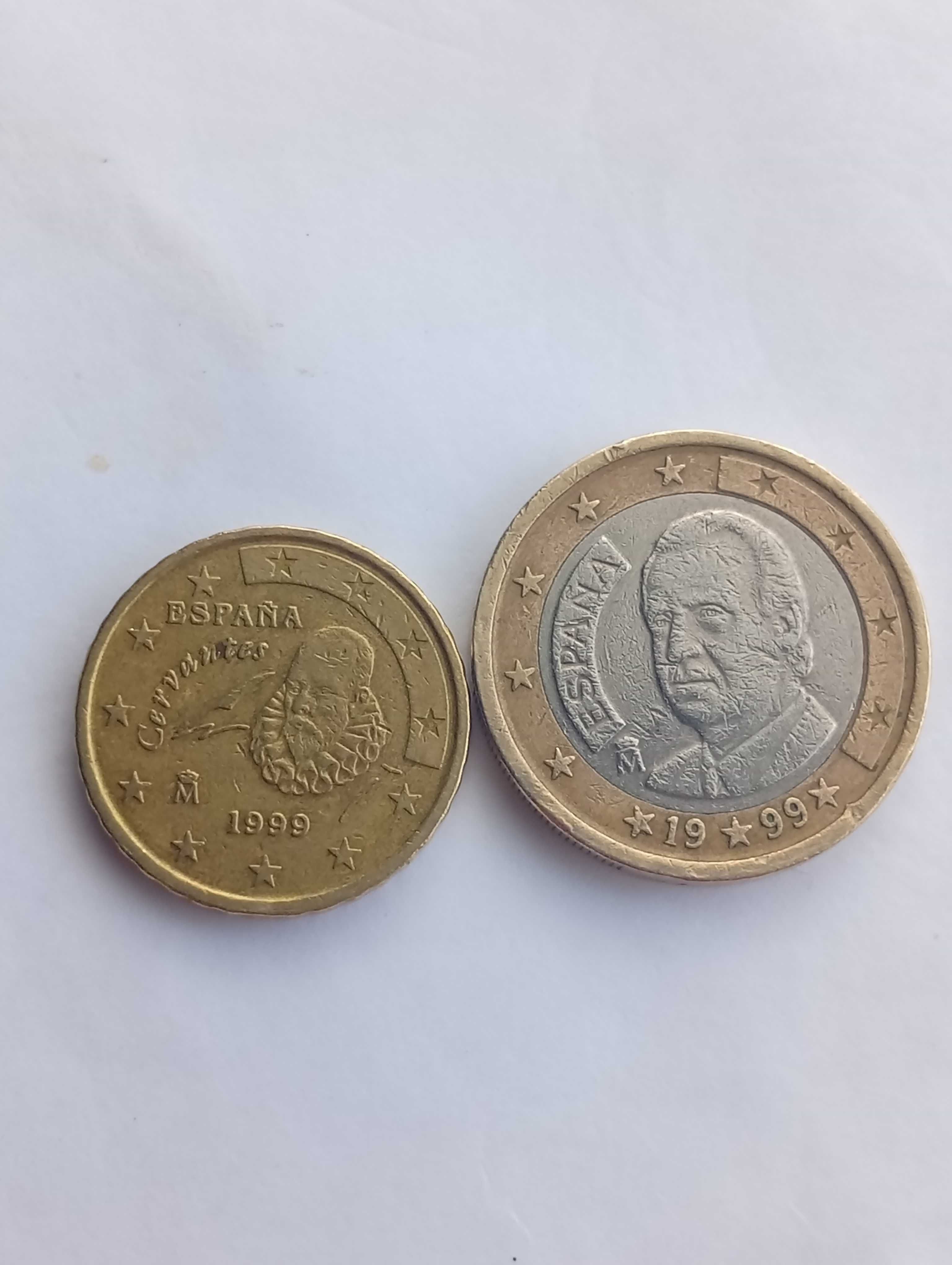 Moeda de 1 euro e 10 cêntimos, 1999, Espanha