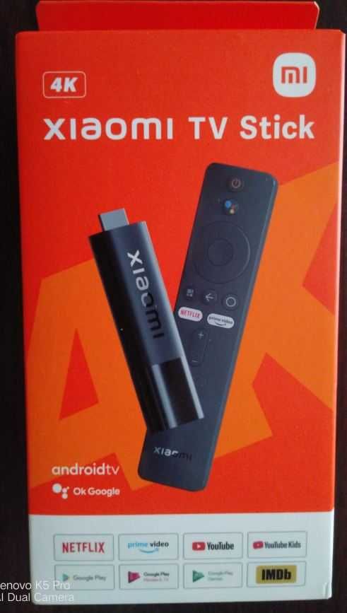 Xiaomi Mi TV Stick 4k  Android TV приставка, на новом процессоре, 2022