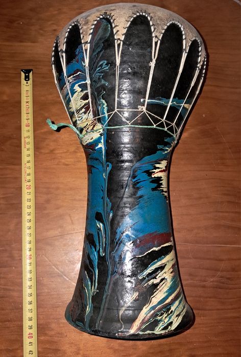 Tambor artesanal decorativo