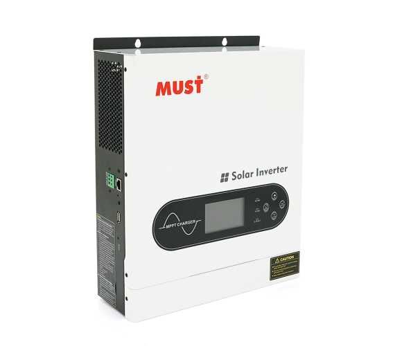 Гібридний інвертор MUST PV1800-1612 ECO, 2000VA/1600W, 12V, MPPT 80А