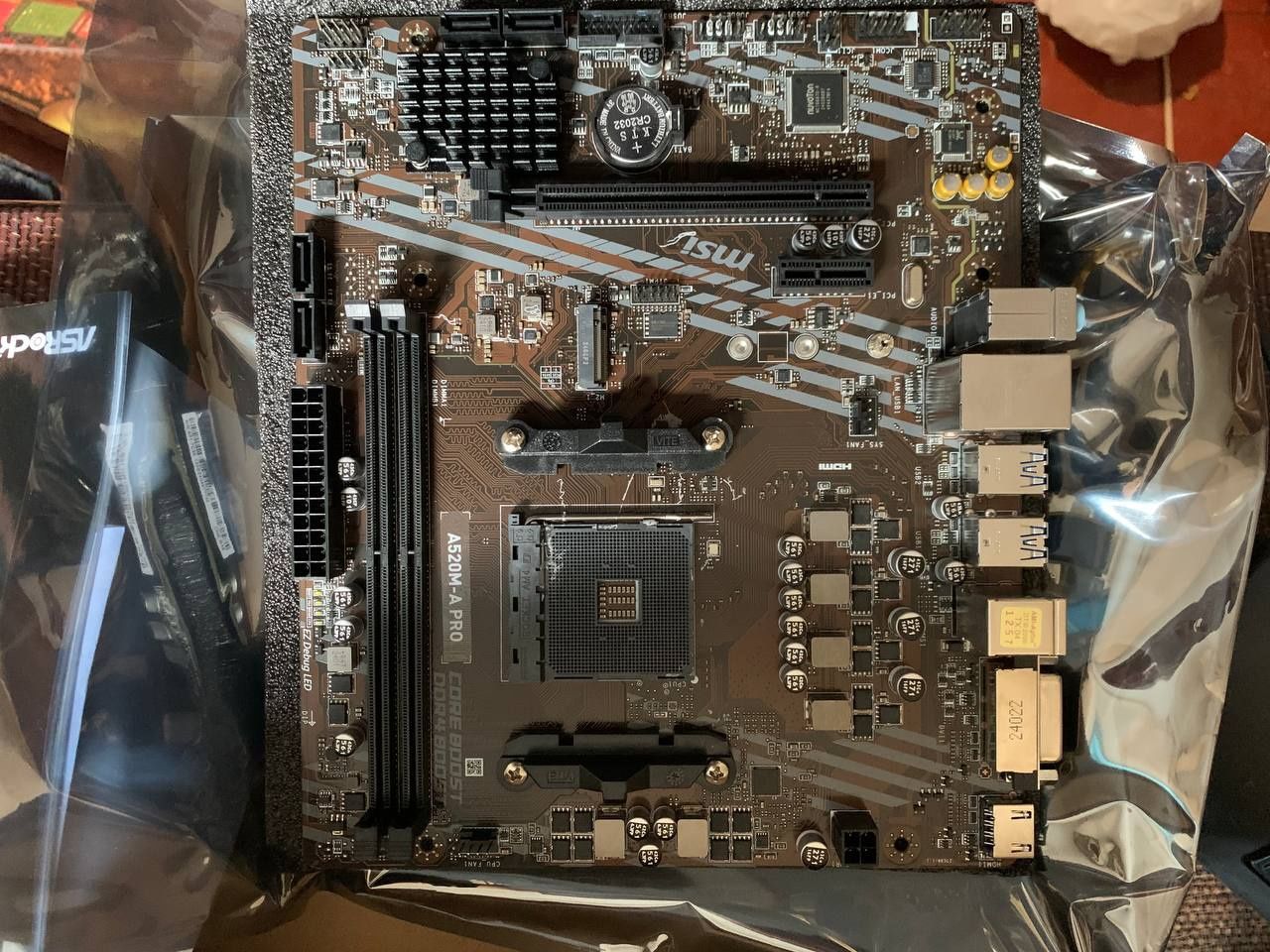Материнська плата MSI A520M A PRO