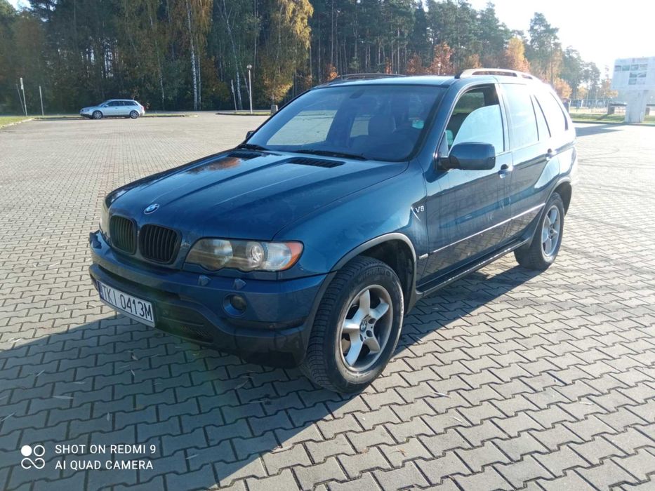 BMW X5 4,4 V8 M62 Benzyna 286KM Hak Zarejestrowany Opłacony 1 wł.