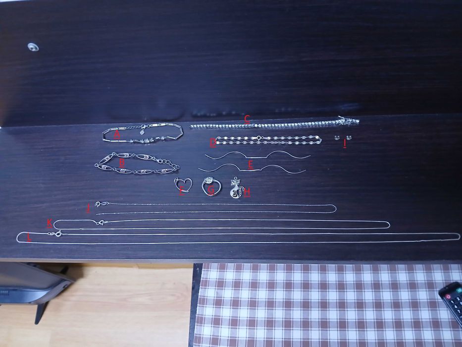 Srebrna biżuteria damska mega mix próba 925 waga 139g zamiana za PSP