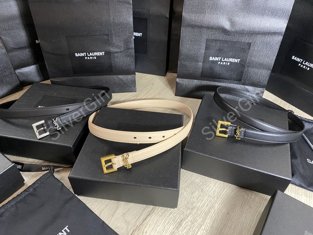 Ремінь жіночий Saint Laurent Ремень женский YSL