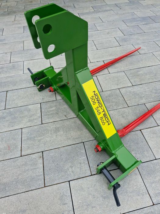 widły do bel, balotów, igła, podnośnik do siana na tył ciągnika, tuz