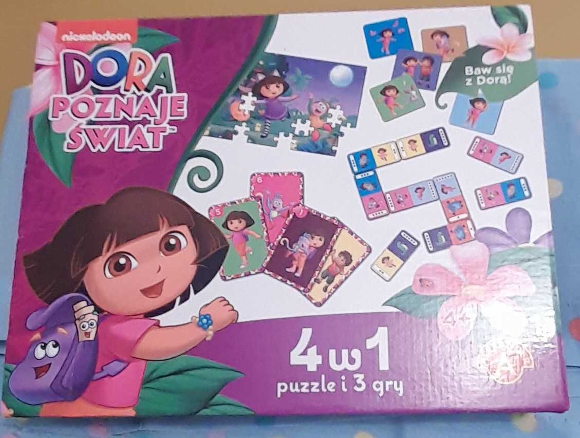 Gra Dora poznaje świat puzzle