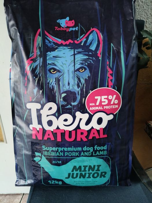 Ibero Natural Junior Mini Pork and Lamb 12kg