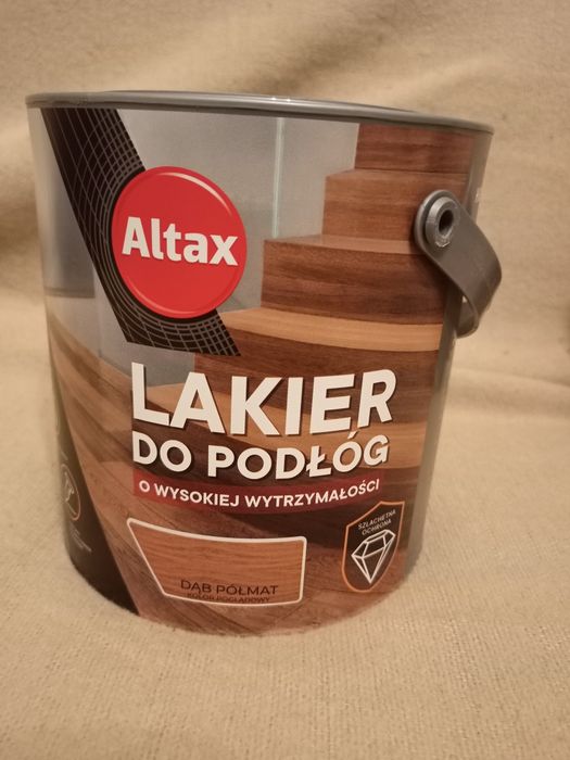 Lakier Do Podłóg ALTAX kolor Brąz puszka 2,5 litra WARTO !!