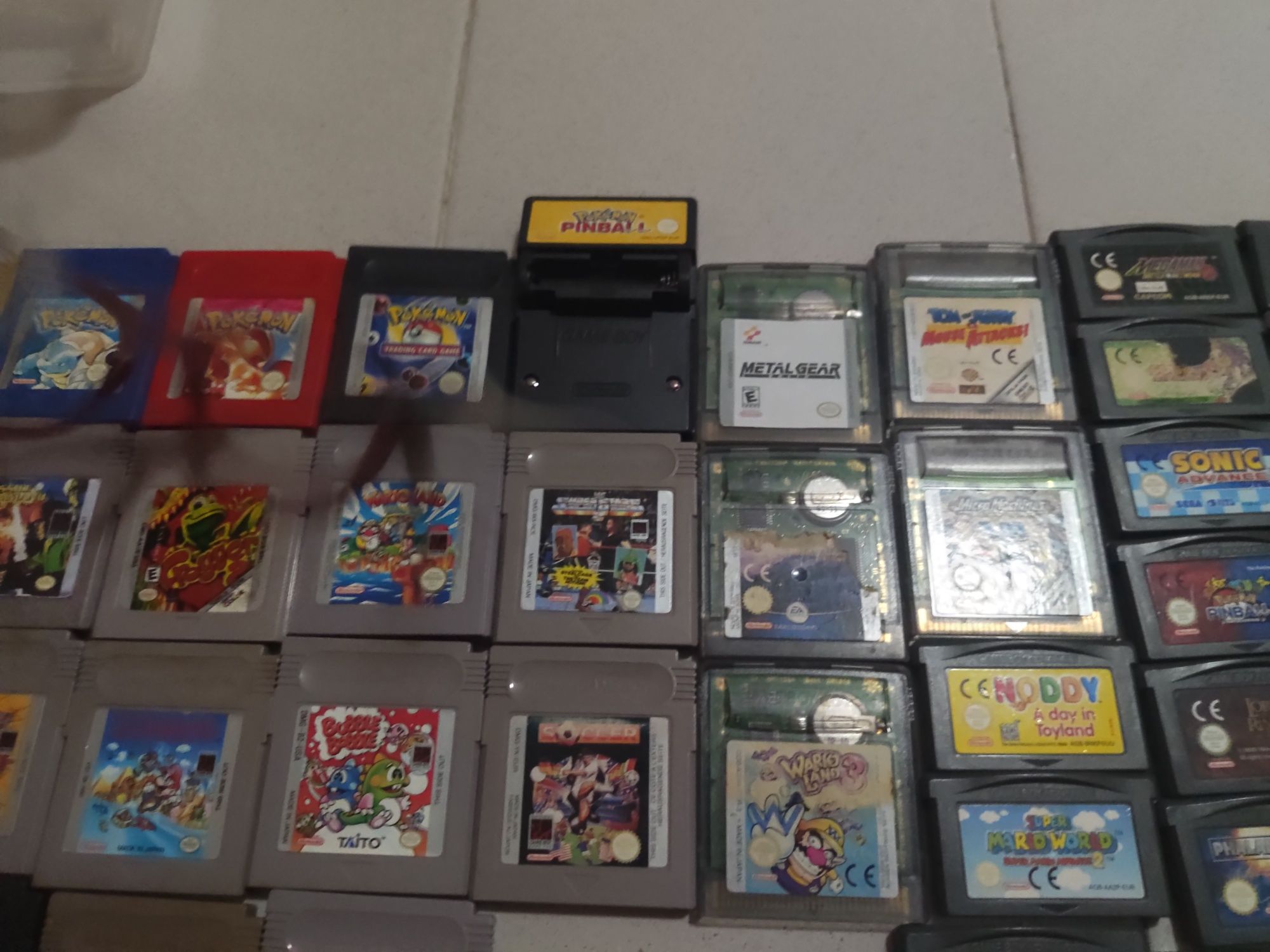 Jogos game boy, color e advance