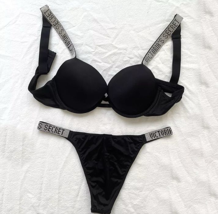 Bielizna victoria secret vs komplet stringi boustonosz walemtynki