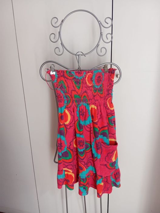 Vestido de praia cai-cai Zara