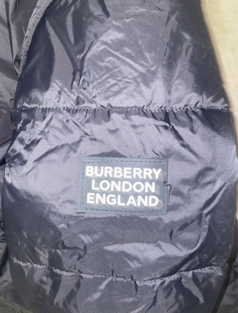 Kurtka Burberry London England Ocieplana