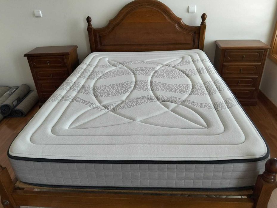 Colchão novo HR e Viscoelástica 135x180cm MATRIS Olympus