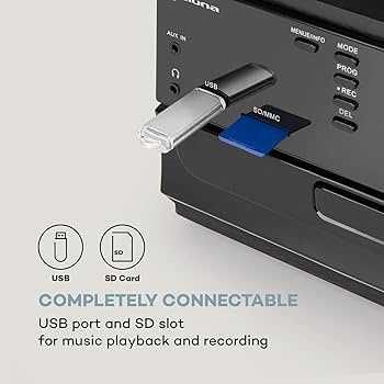 Wieża 7in1 Oakland DAB FM Bluetooth Kasety Gramofon CD AUX USB SD NOWA