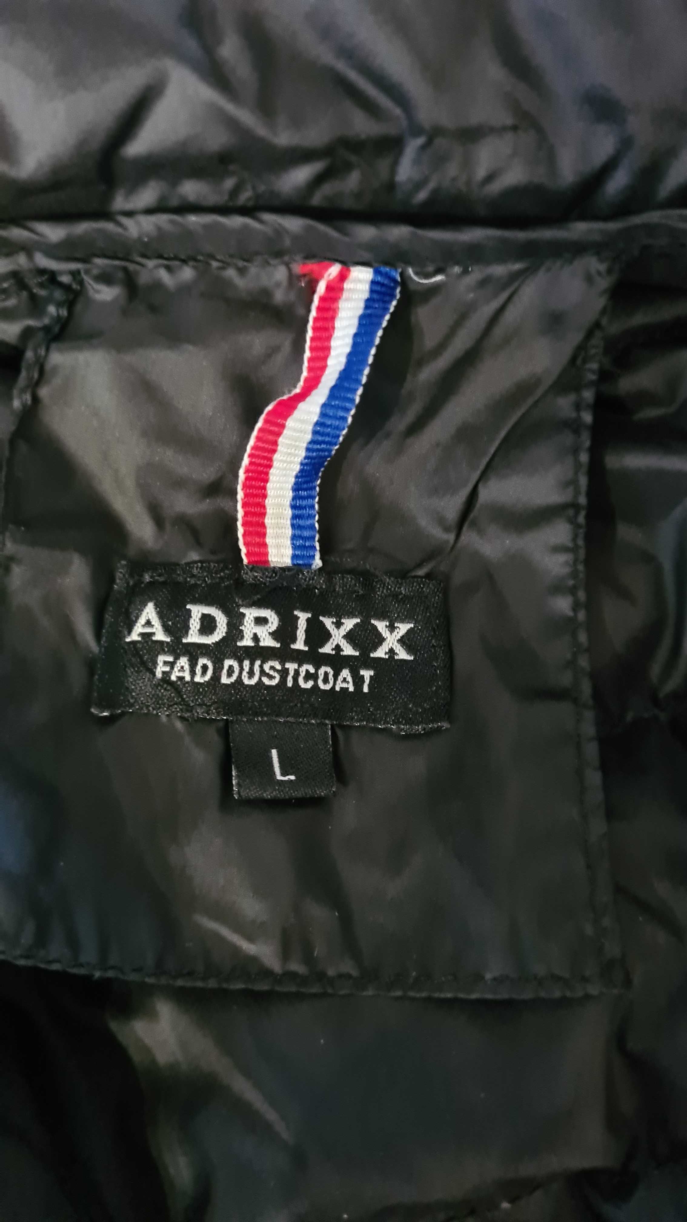 Kurtka puchówka 100% Puch i Pierze. Czarna. L 40. Kaptur. Pikowana.