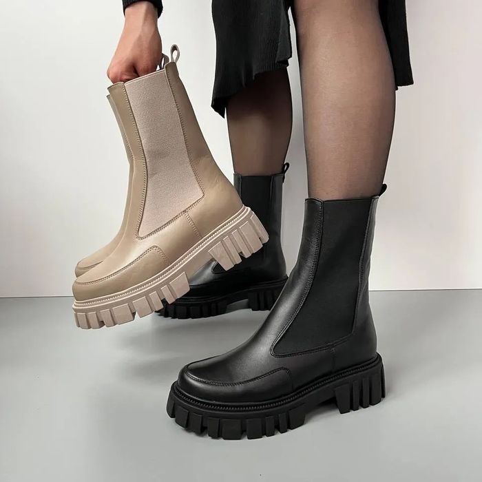 Распродажа!Челси/Женские ботиночки/36р,40р/Натуральная кожа