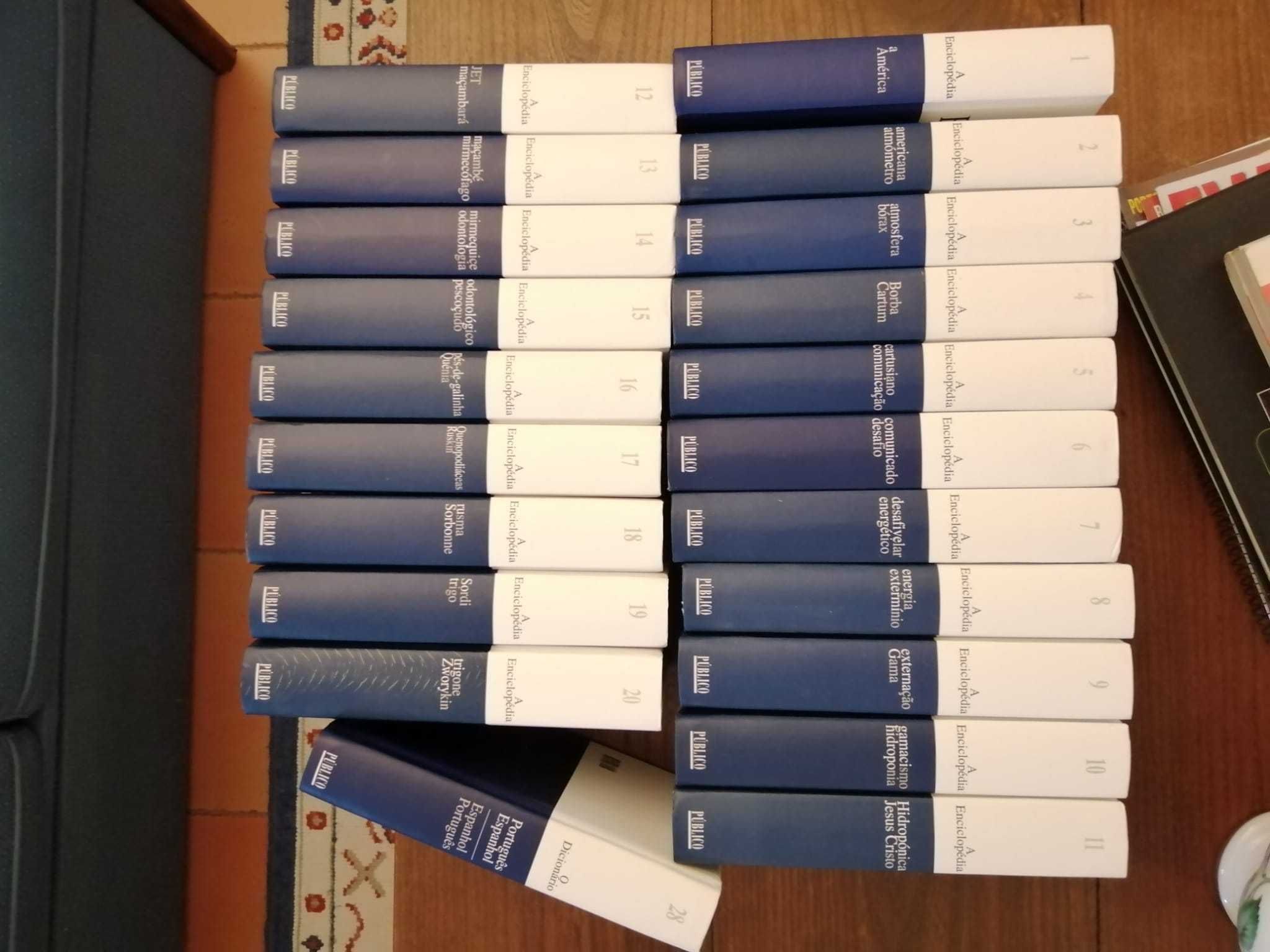 Enciclopédia PÚBLICO, 20 volumes + 1 dicionário Português/Espanhol