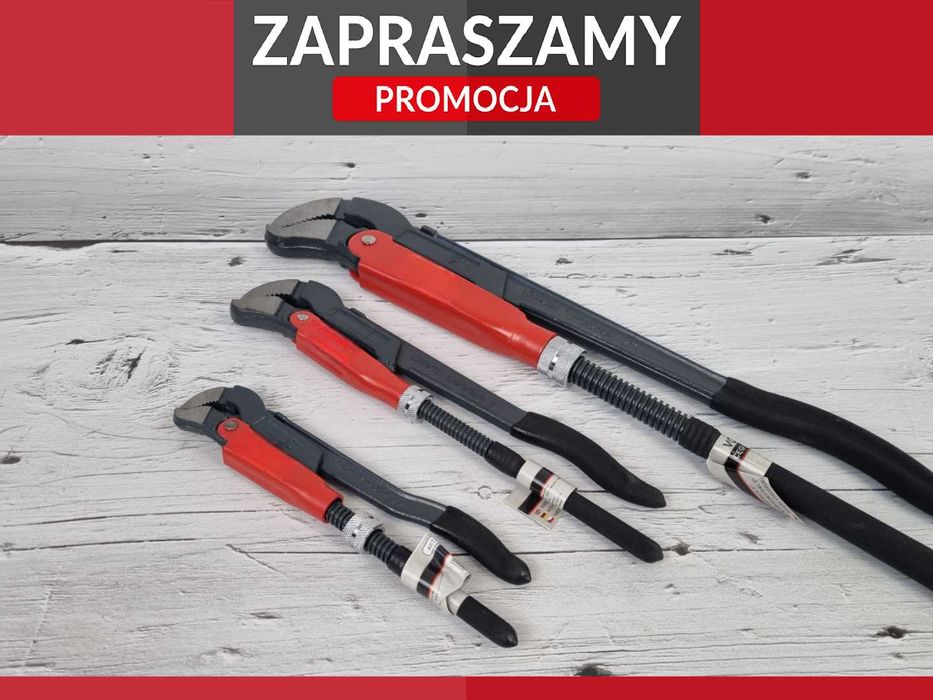 Promocja! Nowe Cęgi do Rur Klucz Nastawny Szczypce Żabka Zestaw