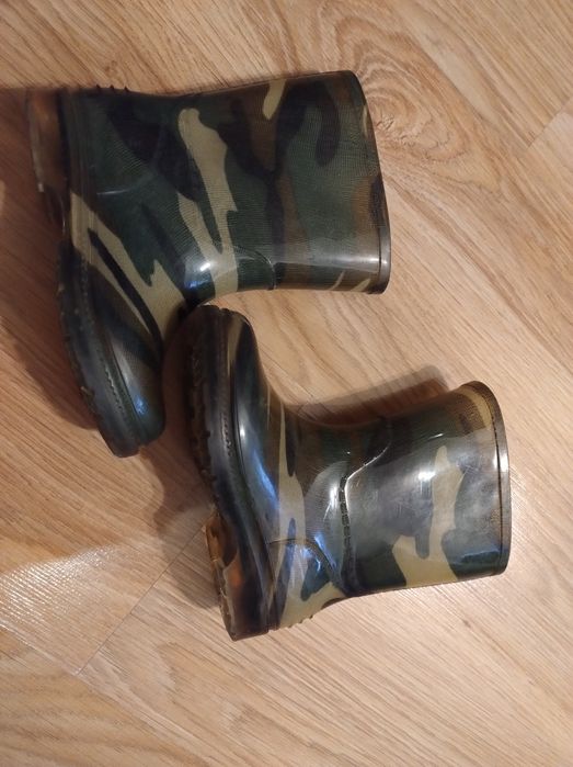 Kalosze moro 25 dla chłopca