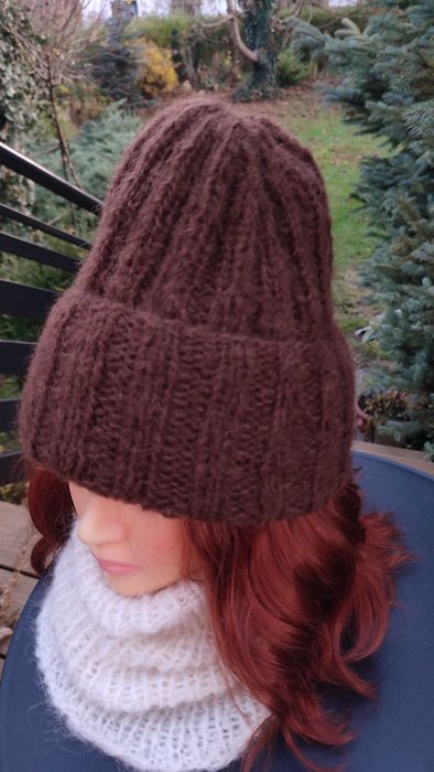 Czapka chmurka handmade