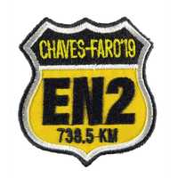 Emblemas Bordados Route 666 | EN2 Chaves-Faro