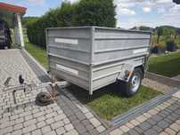 Przyczepka lekka gruby ocynk 204x125x91