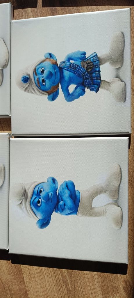 Obrazki Smerfy 30x30x20 mm