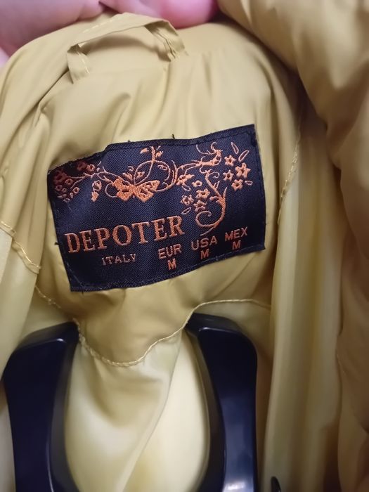 Пуховий плащ.  Куртка