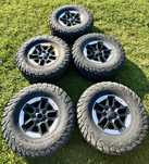 Kompletne koła Jeep Wrangler 35" - felgi 17" opony Hankook Dynapro MT2