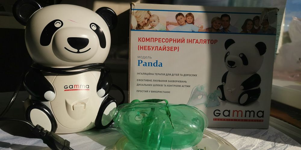 Компресорний інгалятор (небулайзер) Gamma Panda. Робочий!